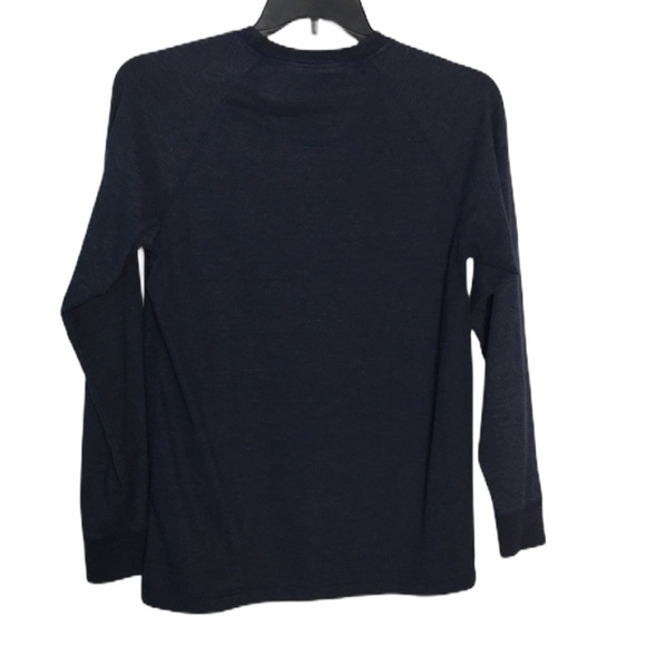 Men’s Outdoor Life S Small Shirt Crewneck Long Sleeve Navy Blue Tee T-Shirt Top - Picture 3 of 6